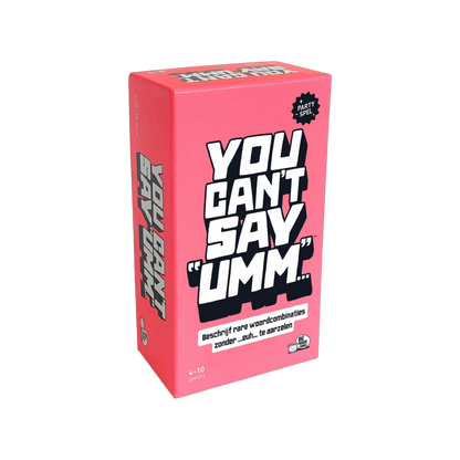 You Can’t Say Umm